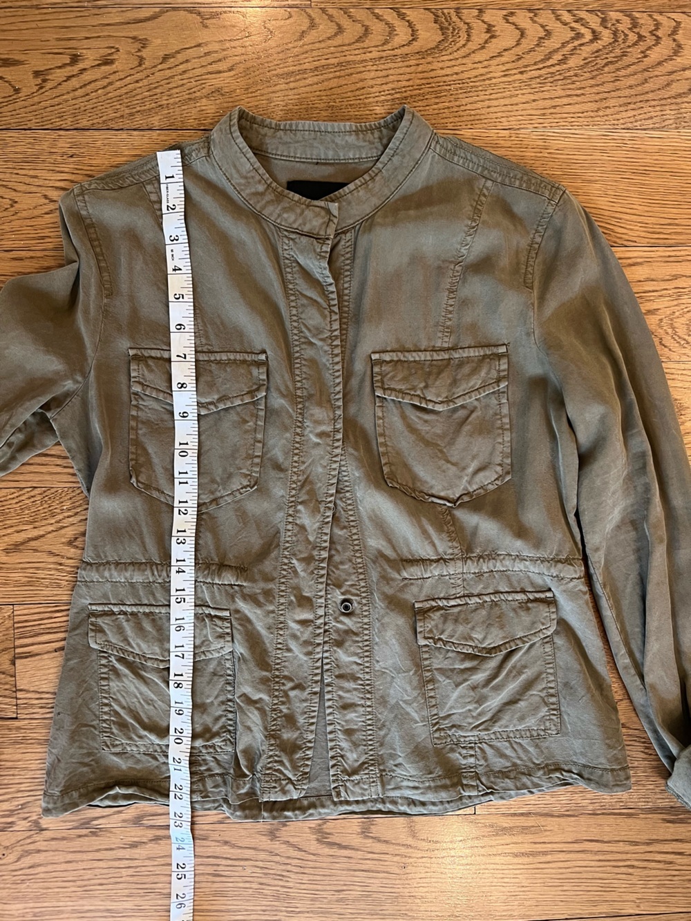 Sanctuary Olive Green Utility Jacket with Front Pockets - Picture 6 of 7